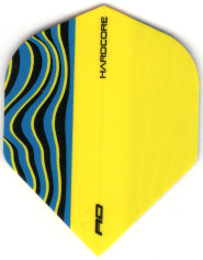 HARDCORE TRIPPY YELLOW Dart Flights
