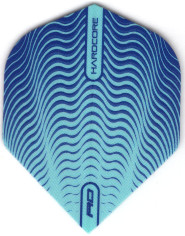 HARDCORE WAVY BLUE Dart Flights
