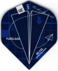 Target BLUEPRINT BLUE PLANE Dart Flights