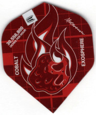 Target BLUEPRINT RED FLAME Dart Flights