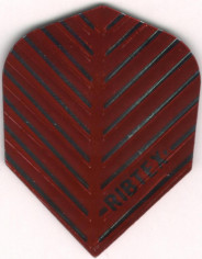 Red and Silver Ribtex Dart Flights