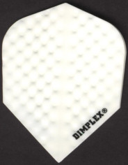 All White Dimplex Dart Flights
