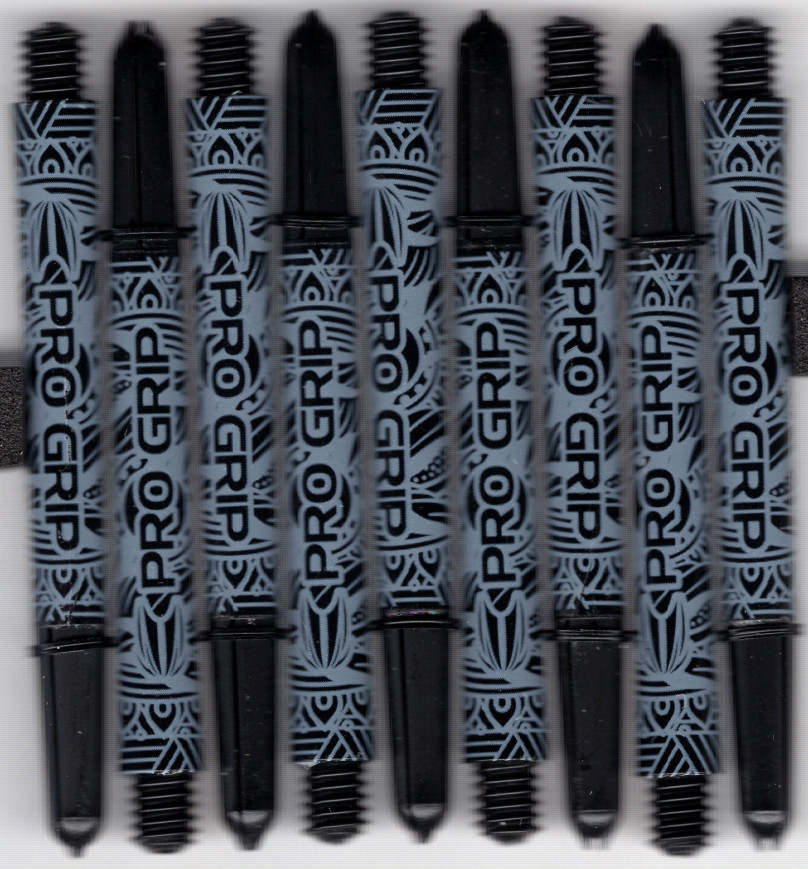 Black 2in. Medium Pro Grip INK dart shafts