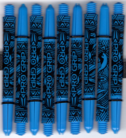 Blue 2in. Medium Pro Grip INK dart shafts Blue 2in. Medium Pro Grip INK dart shafts