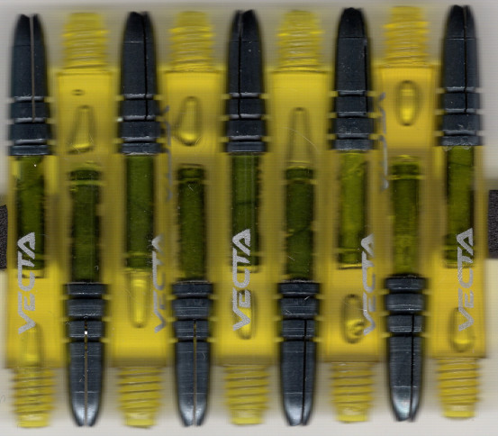 1.5in. Yellow Vecta Dart Shafts 1.5in. Yellow Vecta Dart Shafts