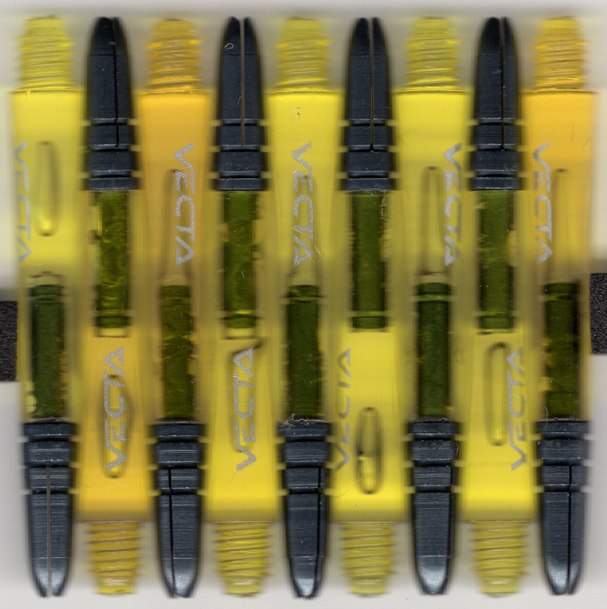 2in. Yellow Vecta Dart Shafts 2in. Yellow Vecta Dart Shafts