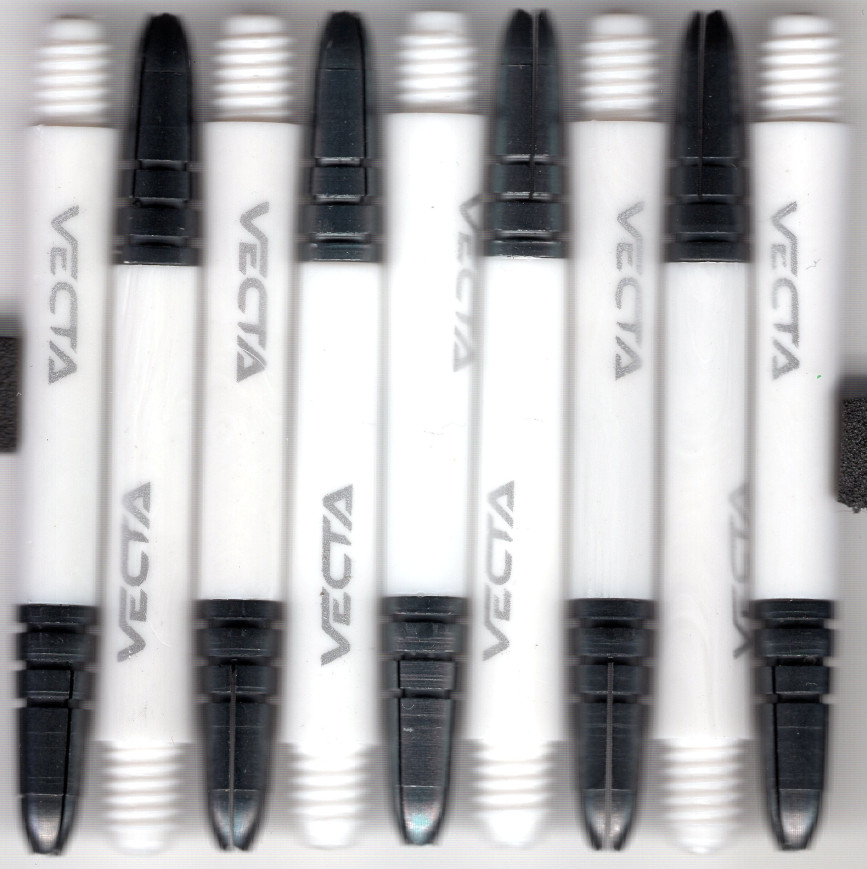 2in. White Vecta Dart Shafts 2in. White Vecta Dart Shafts