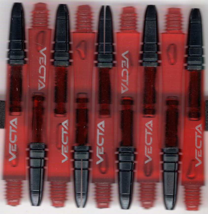 2in. Red Vecta Dart Shafts 2in. Red Vecta Dart Shafts
