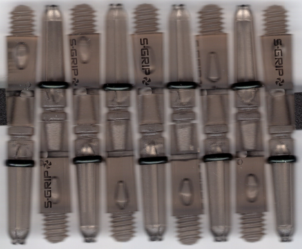1.5in. Smoke Supergrip Spin Dart Shafts 1.5in. Smoke Supergrip Spin Dart Shafts