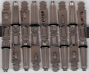 1.5in. Smoke Supergrip Spin Dart Shafts 1.5in. Smoke Supergrip Spin Dart Shafts