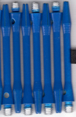 2in. DEEP BLUE Coated Aluminum Dart Shafts
