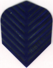 Blue and Silver Ribtex Dart Flights