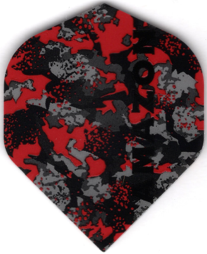 Red AMAZON Camouflage Dart Flights