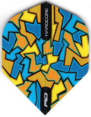 BLUE HARDCORE GRAFFITI Dart Flights