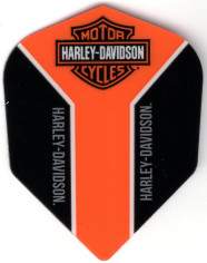 Harley Davidson Orange Stripe Dart Flights