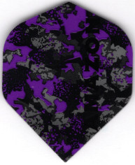 Purple AMAZON Camouflage Dart Flights