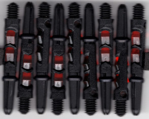 1.5in. Black & Red Carbon ST Dart Shafts