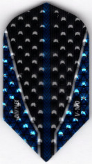 BLUE V-100 Slim Dimplex Dart Flights