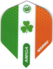 Flag of Ireland with Shamrock Dart Flights Flag of Ireland with Shamrock Dart Flights