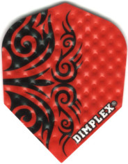Black and Red Tribal Dimplex Dart Flights
