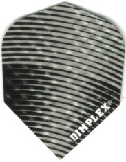 Two Tone Black and Grey Dimplex Dart Flights