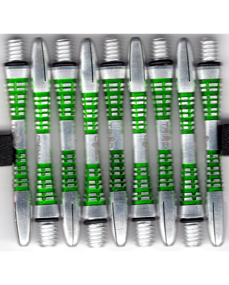 1.5in Green TRIAD Aluminium Dart Shafts