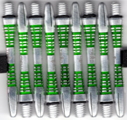1.5in. Green Triad Aluminium Dart Shafts 1.5in. Green Triad Aluminium Dart Shafts
