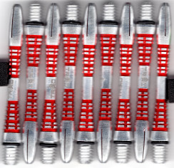 1.5in. Red Triad Aluminium Dart Shafts 1.5in. Red Triad Aluminium Dart Shafts