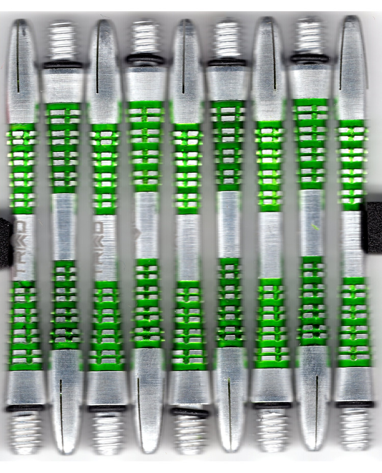 2in Green TRIAD Aluminum Dart Shafts