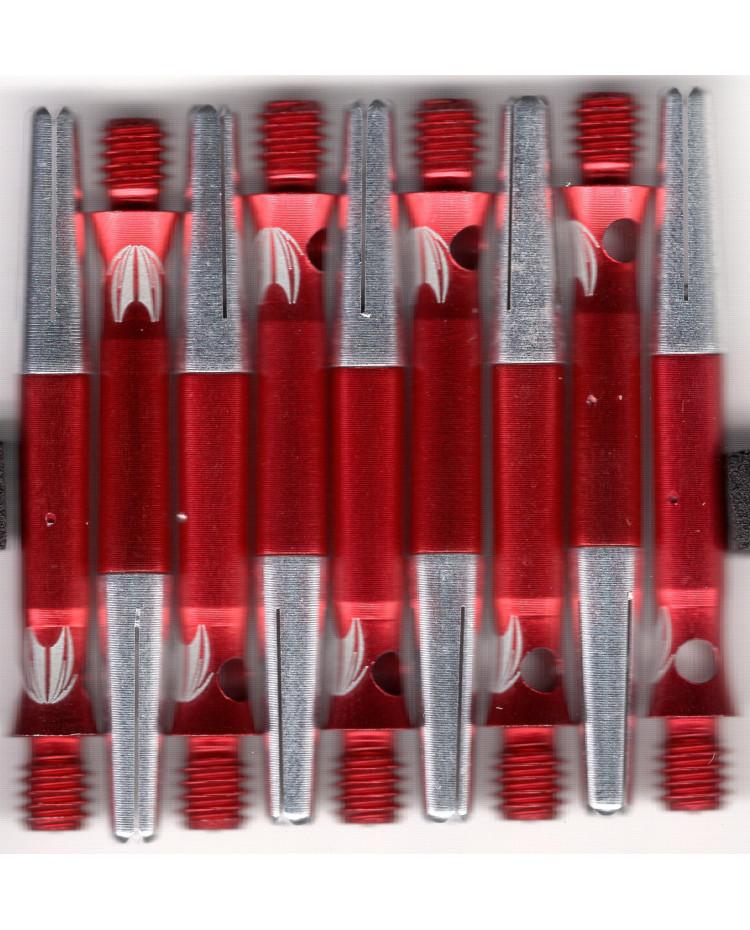 1.5in Red TARGET TOP SPIN S-LINE Spinning Aluminum Dart Shafts