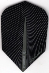 Black/Silver MAXAIR Dart Flights: 1.9 in. length