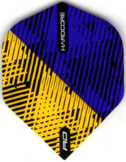 HARDCORE GOLD AND PURPLE Dart Flights