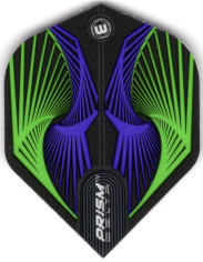 WINMAU PRISM Delta Green and Purple VORTEX Dart Flights
