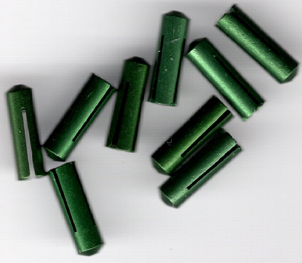 Green Traditional Style Dart Flight Protectors