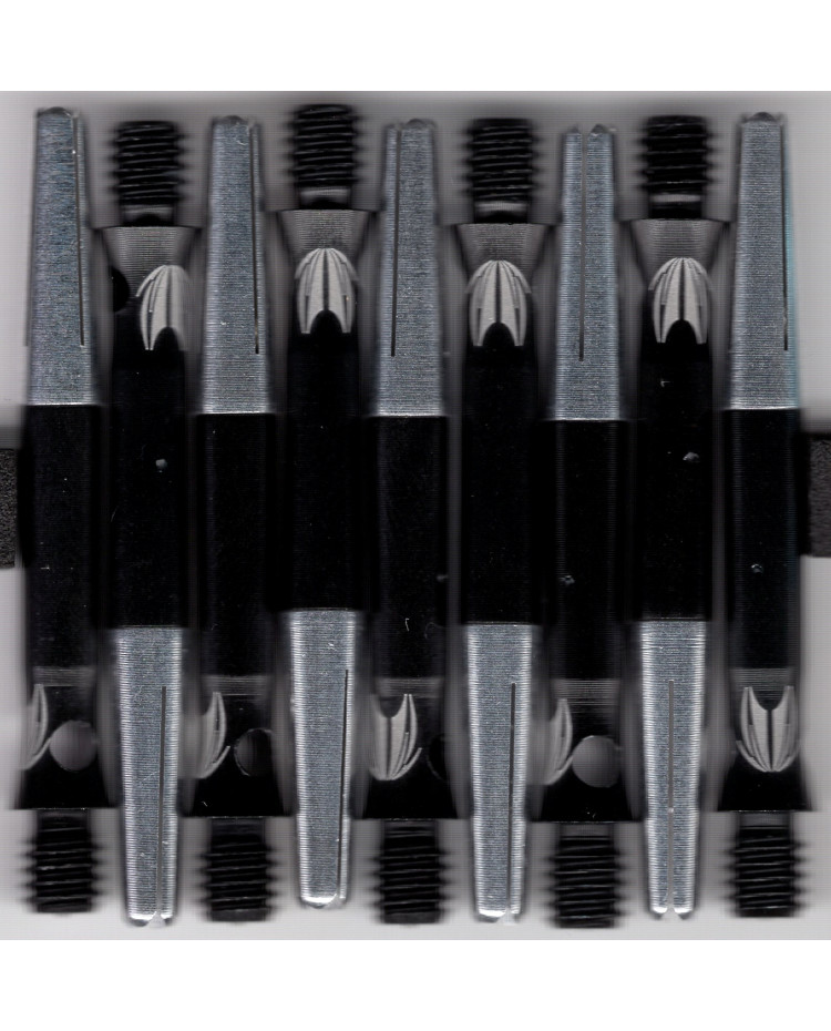 1.5in Black TARGET TOP SPIN S-LINE Spinning Aluminum Dart Shafts