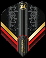 WINMAU Black, Gold and Red REGAL PRISM ZETA Dart Flights