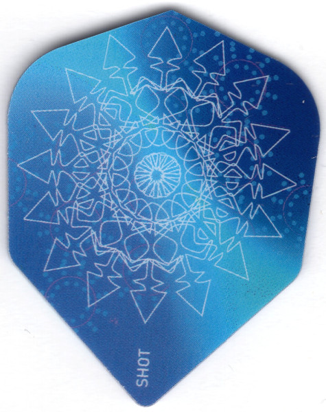 Blue Mandala Dart Flights