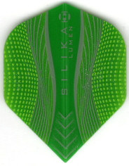 Green SILIKA LUMEN Harrows Dart Flights