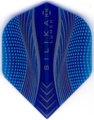 Blue SILIKA LUMEN Harrows Dart Flights