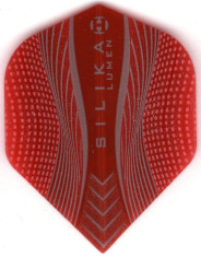 Red SILIKA LUMEN Harrows Dart Flights