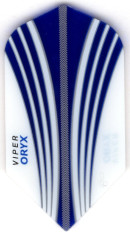 Blue and White ORYX VIPER Slim Dart Flights
