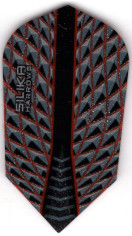 Red SILIKA HARROWS Slim Dart Flights