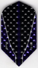 BLUE V-100 Slim Dimplex Dart Flights