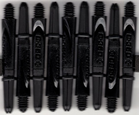 1.5in. Black Carbon 360 Spinning Dart Shafts
