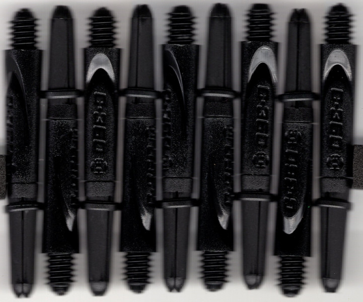 1.5in. Black Carbon 360 Spinning Dart Shafts