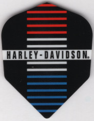 Harley Davidson Red, White and Blue Dart Flights