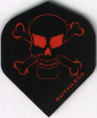 Red Skull & Bones Dart Flights
