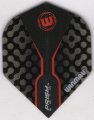 WINMAU Black And Red PRISM ZETA Dart Flights