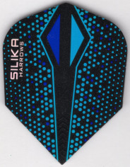 BLUE COLORSHIFT SILIKA Harrows Dart Flights