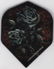 BLACK ROSES Dart Flights
